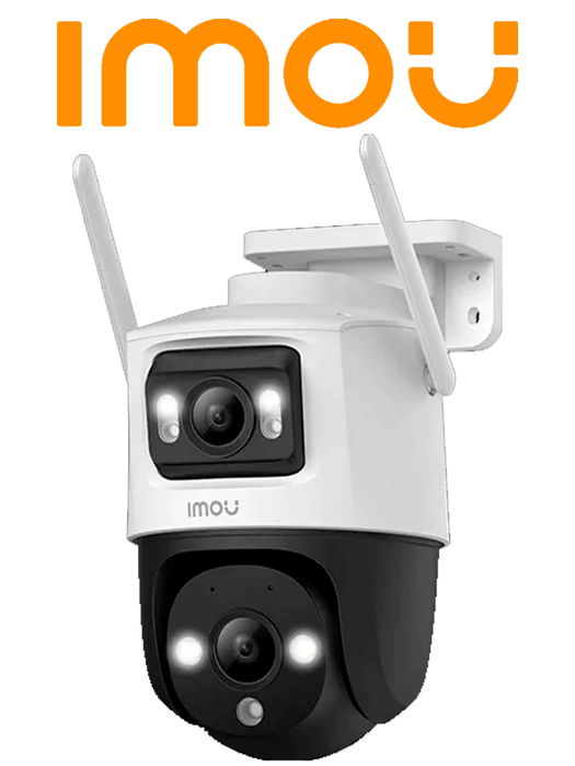 IMOU Cruiser Dual 10MP (IPC-S7XN-10M0WED ) - Cámara IP PT Dual Wifi Full Color con lente Fijo de 5 Megapixeles + Lente PT 5 Megapixeles. Cuenta con 30 m de Iluminación Nocturna y Audio Bidireccional con micrófono y tecnologí­a IMOU Sense#LoNuevo