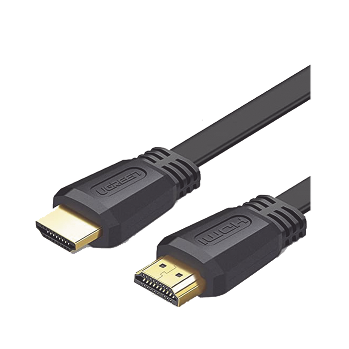 Cable HDMI 2.0 Plano de 3 m / 4K@60Hz / HDR / 3D / HEC (Canal Ethernet HDMI) / ARC (Canal de Retorno de Audio) / Color Profundo de 48 bits / Audio de 32 canales / HDCP /Audio Dolby True HD 7.1 / 18 Gbps / Estañado y Triple Blindaje / Anti Interfere