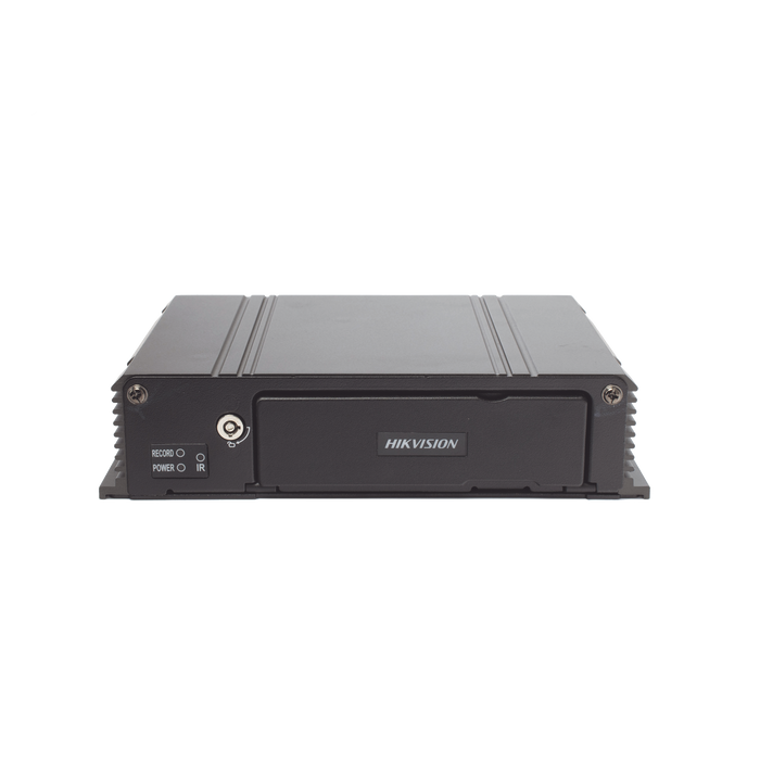 DVR Móvil 1080p (2 Megapixel) / 4 Canales TURBO / Soporta 4G / WiFi / GPS / Sensor G / Soporta 2 Memorias SD / Alarmas I/O / Salida de Video