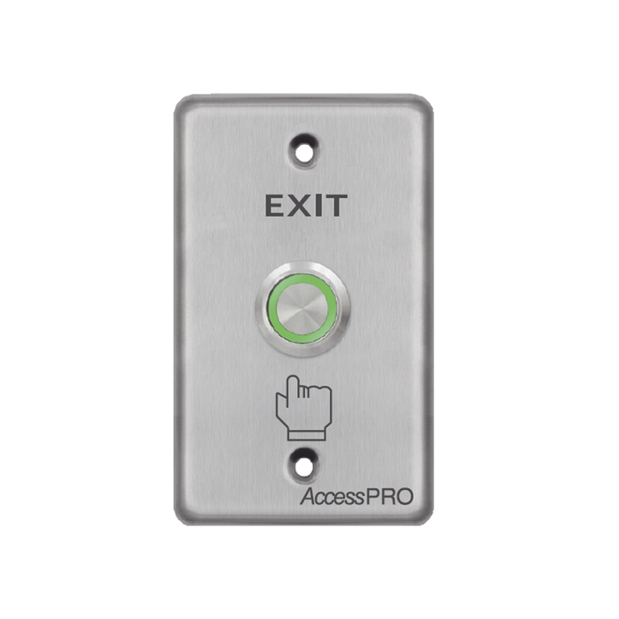 Botón de aro iluminado color verde/ IP65