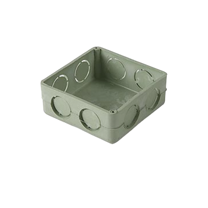 Caja Cuadrada de 1/2"  para Instalaciones de PVC Conduit Pesado.