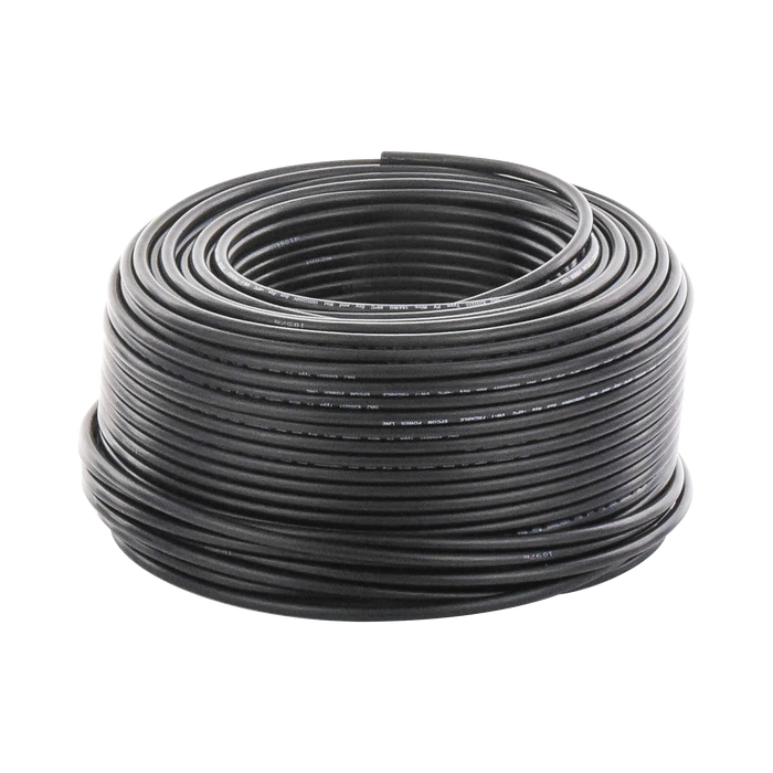 Cable Fotovoltaico Negro / 6mm² (10AWG) / 2000V / Rollo de 100m