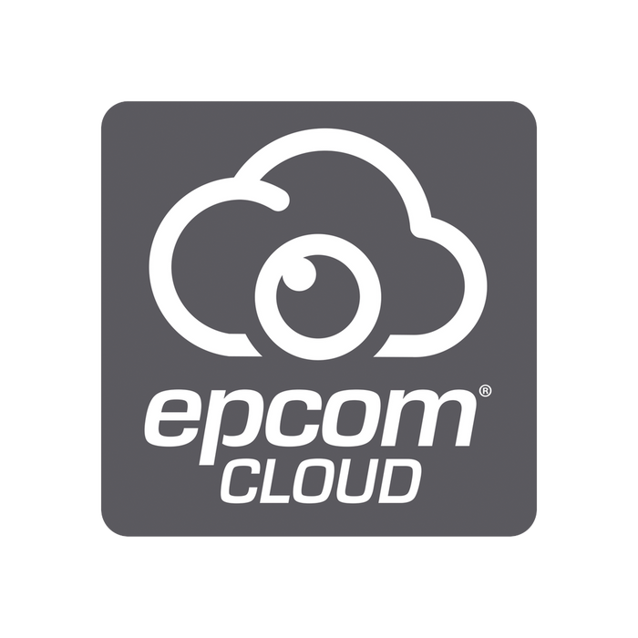 Suscripción Anual Epcom Cloud / Grabación en la nube para 1 canal de video a 8MP con 30 días de retención / Grabación por detección de movimiento
