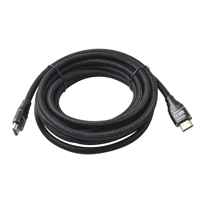 Cable HDMI Ultra-Resistente Redondo de 5m (16.4 ft) Optimizado para Resolución 4K ULTRA HD
