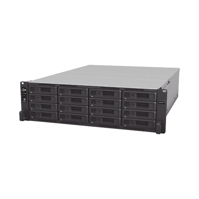 Servidor NAS para Rack (3 U) de 16 Bahías (Expandible a 40 Bahías) / Hasta 720 TB / 16GB RAM / Servicio Nube Gratis (P2P) / Administración Remota y Respaldo Programado