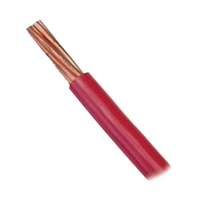 Cable Eléctrico 16 awg  color rojo, Conductor de cobre suave cableado. Aislamiento de PVC, auto-extinguible.BOBINA de 100 MTS